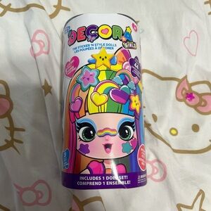 Decora sticker n style doll!